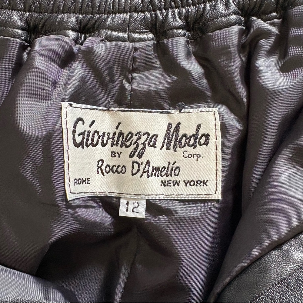 Vintage Genuine Leather Barrel Leg Pants - Picture 7 of 9